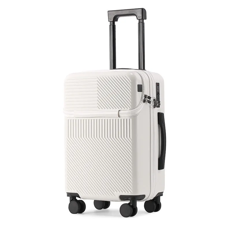 US Multi-functional Front Fastening Luggage, 20-inch Large Capacity
