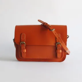 Vintage Leather Satchel Bag Womens Crossbody Bags Shoulder Bag