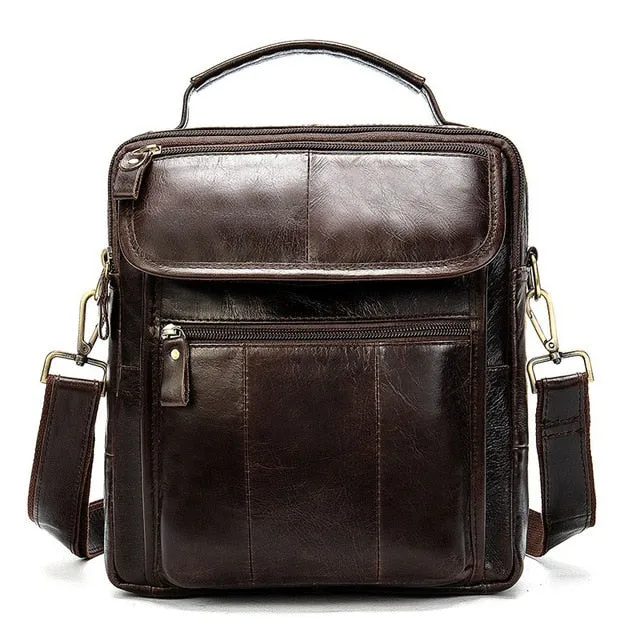 WESTAL Men's Genuine Leather Bag Crossbody Bags for Men