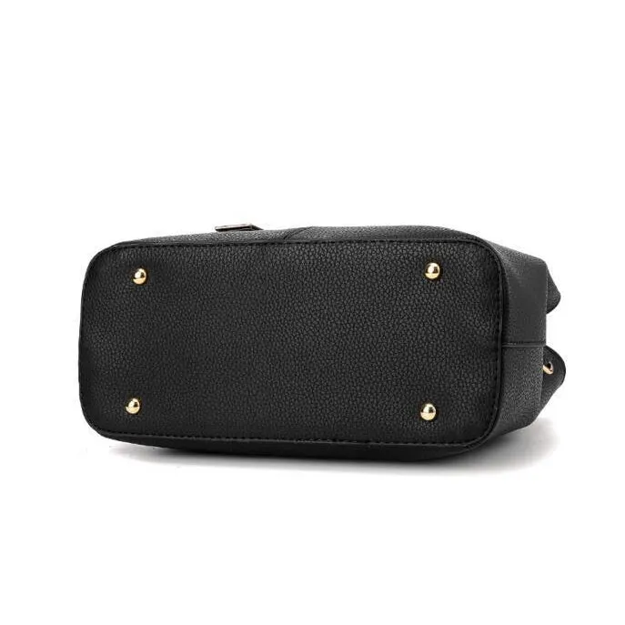Women Tote Messenger Faux-Leather Handbag with Stylish Design