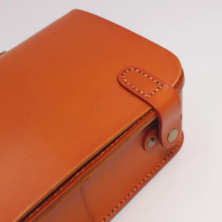 Womens Vintage Brown Leather Satchel Bag Crossbody Bags Handbags