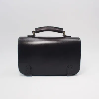 Womens Vintage Brown Leather Satchel Bag Crossbody Bags Handbags