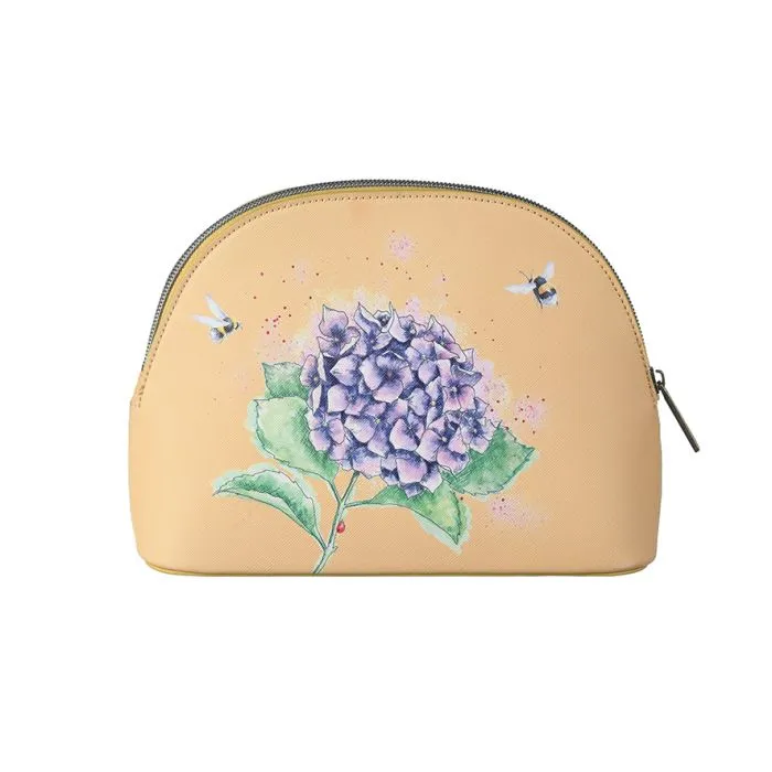 Wrendale Hydrangea Bee Medium Cosmetic Bag
