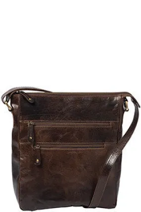 ZAK LEATHER MESSENGER BAG