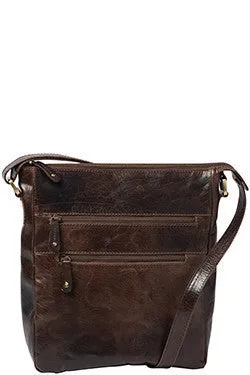 ZAK LEATHER MESSENGER BAG