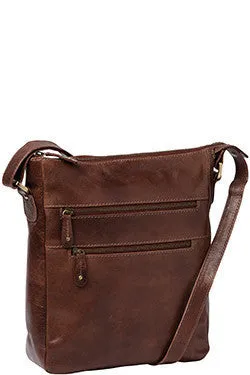 ZAK LEATHER MESSENGER BAG